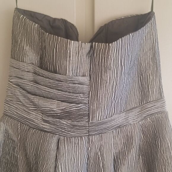 Greylin Strapless Metallic Party/Prom Dress,Jr. - Picture 5 of 7